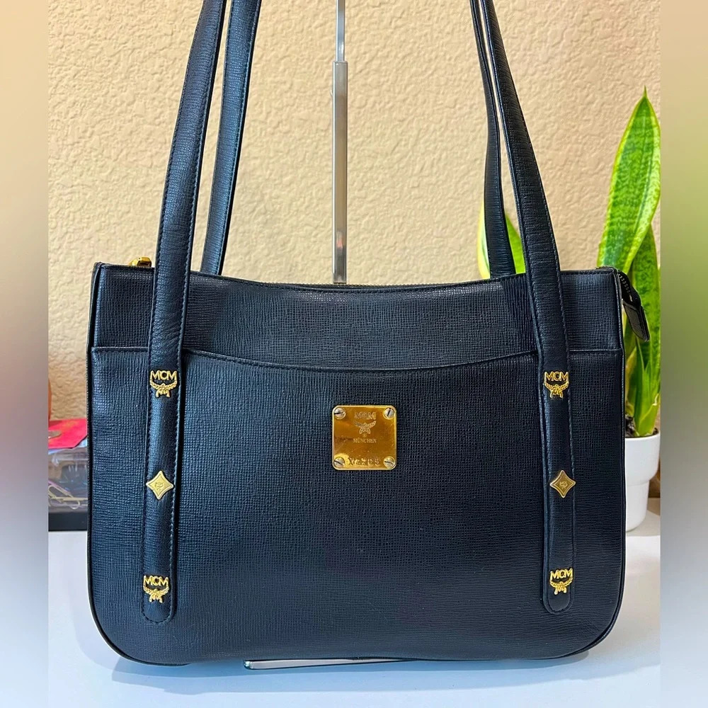 MCM Long Strap Tote
